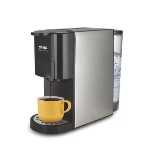Expresor 3în1 cu capsule DSP KA3046, 1450W, 0.8L, pompă 19 bari, compatibil cu sisteme multiple de capsule